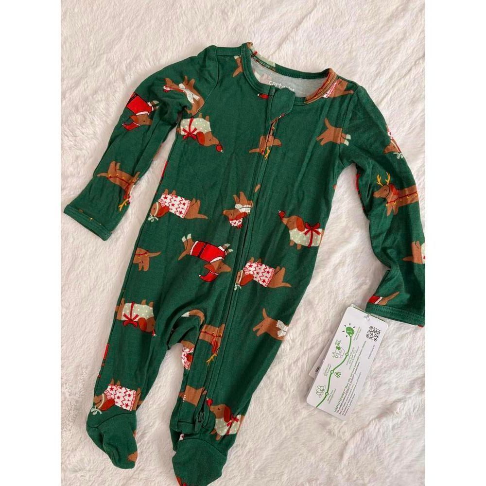 NWT Carters Holiday Dog one piece Size Newborn